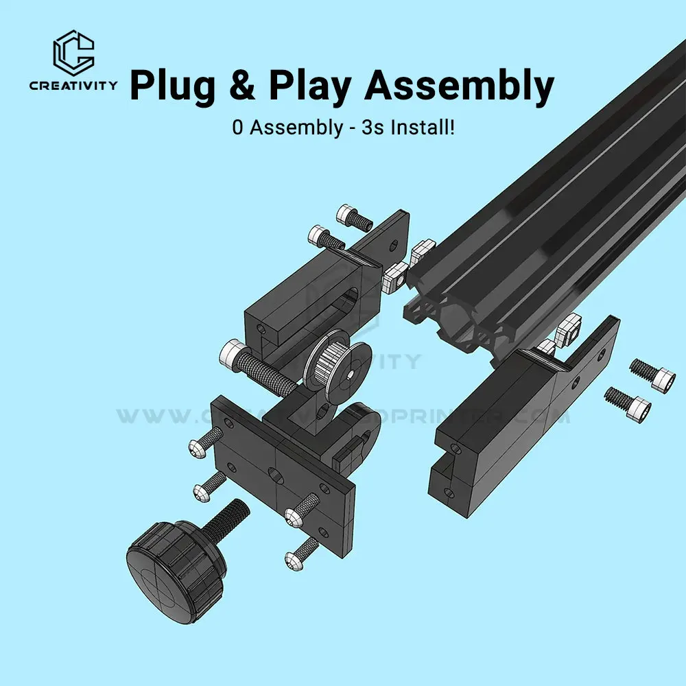 Belt Tensioner 2020 profile 4040 profile 3d printer X Axis Y Axis for CR10 Ender3 3d printer Ender3 V2/PRO 3d printer parts
