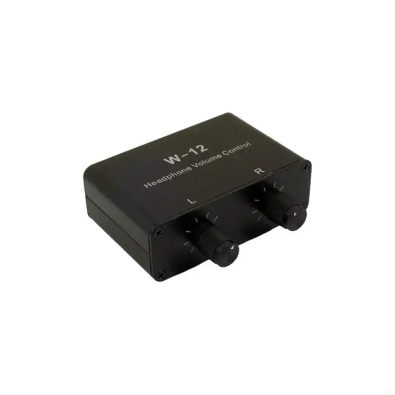 5HA 6.35mm 3.5mm Inline Volumes Controller Inline Audios Volumes Control Attenuator for 16Ω-600Ω Headphone Studio Monitors