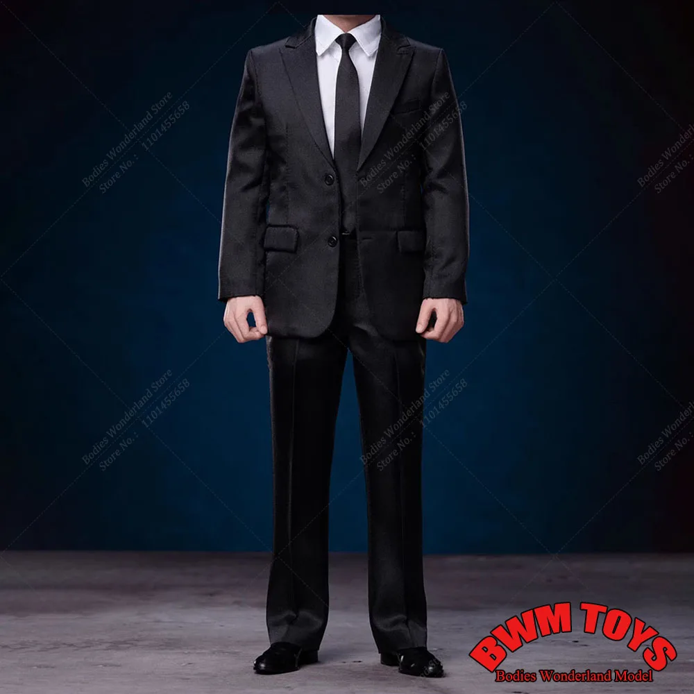 

В наличии Topo studio TP020 масштаб 1/6, черный джентльменский костюм, белая рубашка, кожаный комплект обуви, модель для 12InM05, мужская экшн-фигурка, тело