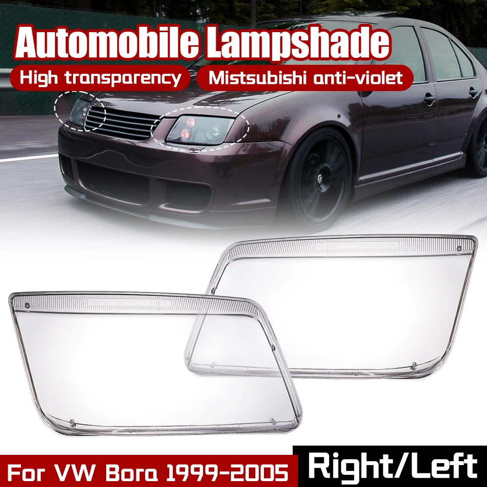 

For Jetta A4 Mk4 1999-2005 Bora Headlight Lampshade Headlight, Left And Right Lampshade Replacement Lampshade