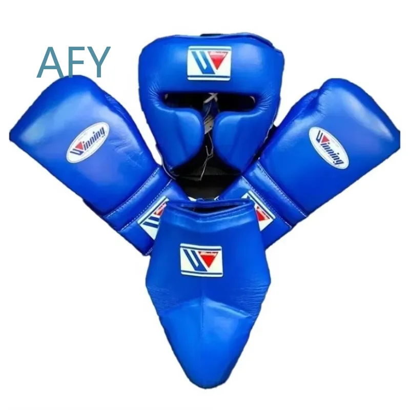 Professional Boxing Gloves for Winning Boxing Gloves for Real Cowhide Leather Sparring Kit for Training Competition Punching
