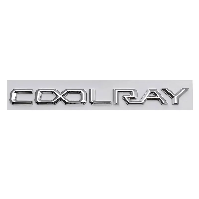 Voor Geely coolray omgebouwde autostickers ABS zwart gepersonaliseerde letter logo achterkofferbaklabel kofferbakstaartstickers zijdeuronderdelen