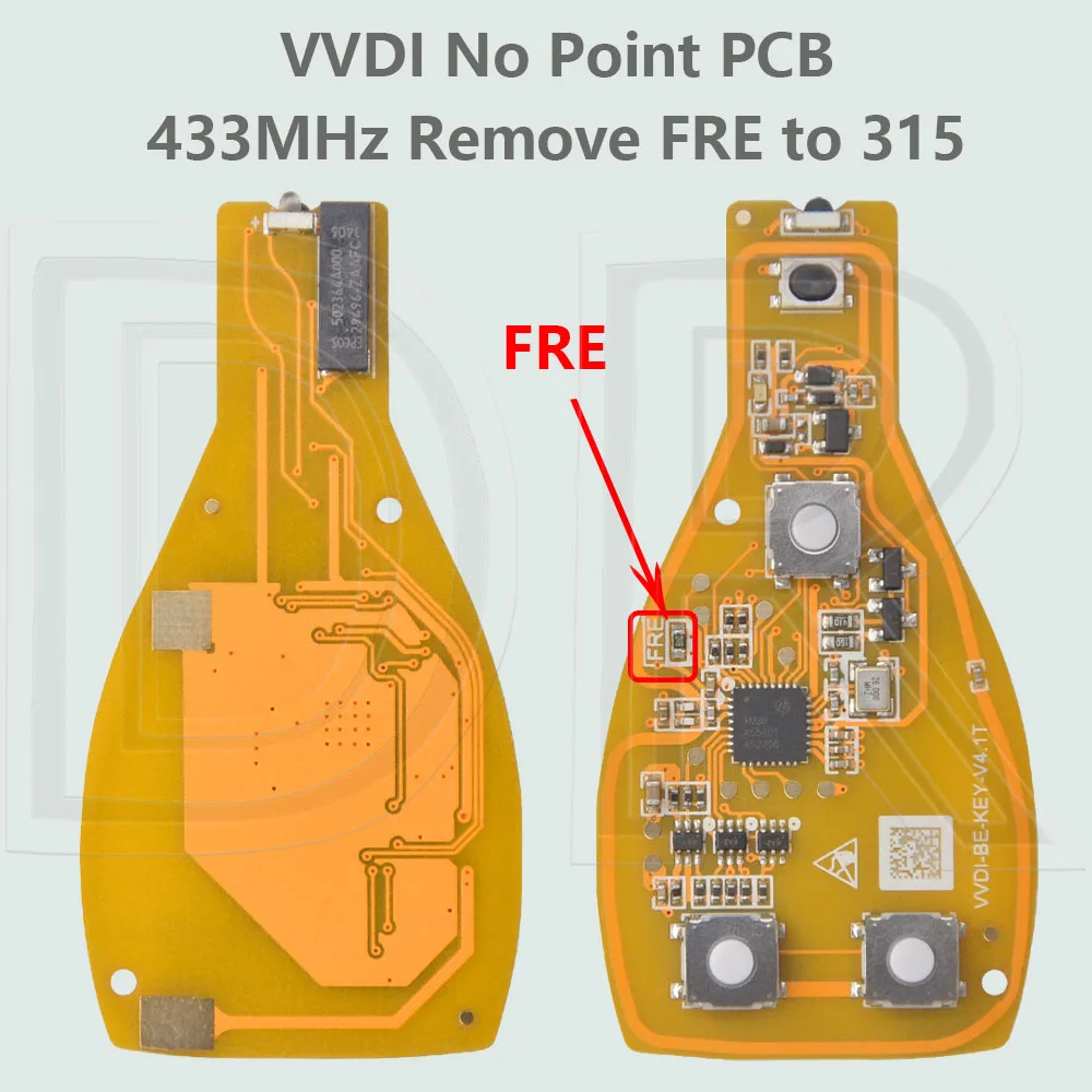 DR CGDI/VVDI FBS3 315/433MHz Variable Frequency Car Remote Key Support NEC&BGA For Mercedes Benz A C E S Class W204 W207 ..