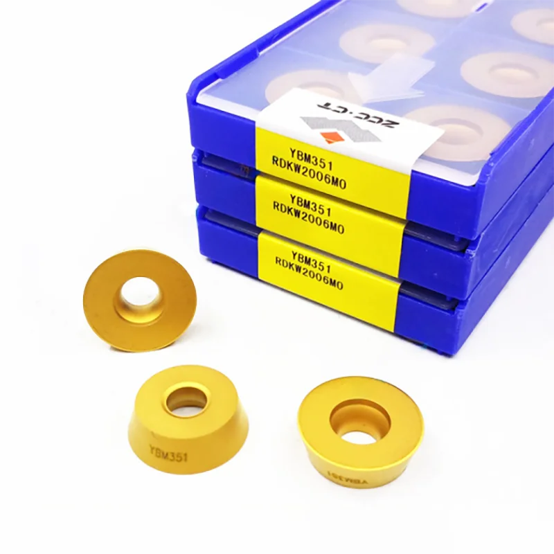 ZCCCT Original RDKW10T3MO Milling Carbide Insert Blade RDKW 10T3MO Lathe Turning Cutting Tool