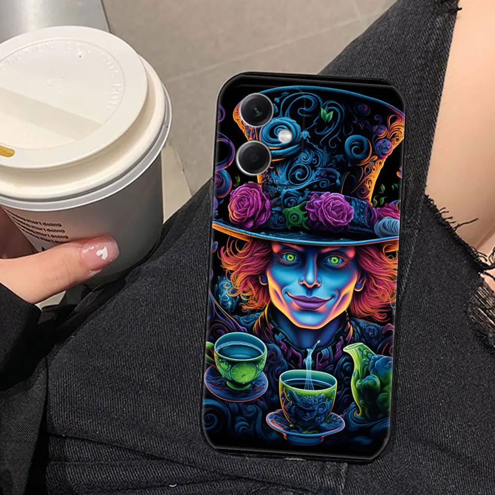 Alices Adventures Wonderland Phone Case For Redmi Note 13 12 12S 11 11T 11S 10 9T 9S 9 8 8T 7 6 Pro 5G 4G Case Funda Coque Shell