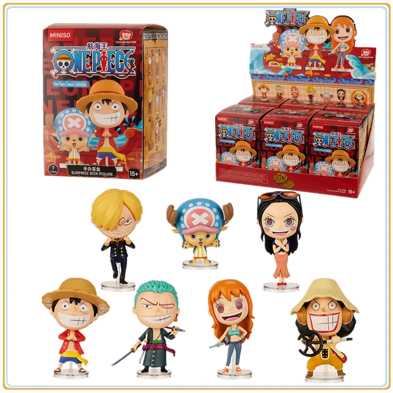 

In Stock Original BANDAI ONE PIECE Monkey D. Luffy Roronoa Zoro Nami Sanji Blind Box Anime Character Model Collection Toys Gifts