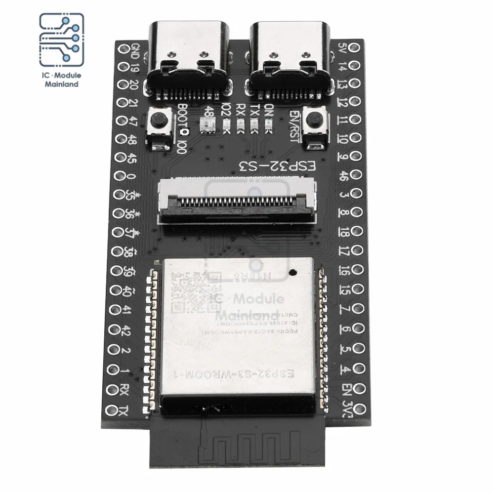 ESP32-S3 WROOM CAM Development Board 2.4G WiFi OV2640 Camera Module Onboard ESP32-S3-WROOM-1 N16R8 Module