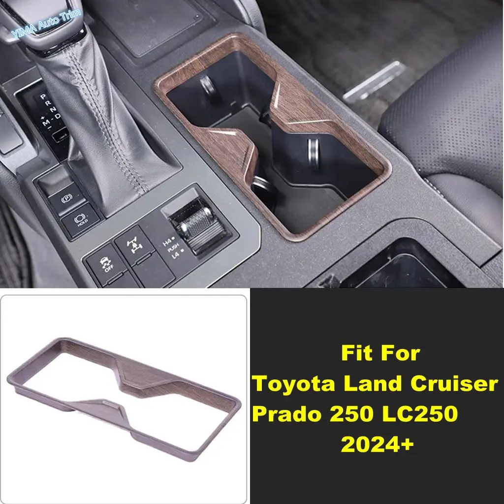 

Car Front Water Cup Holder Panel Decoration Cover Cover Trim ABS Accessories For Toyota Land Cruiser 250 Prado LC250 2024 2025