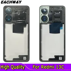 High Quality For Xiaomi Redmi 13C Middle Frame Phone Housing Center Case 23100RN82L 23106RN0DA Middle Frame Bezel