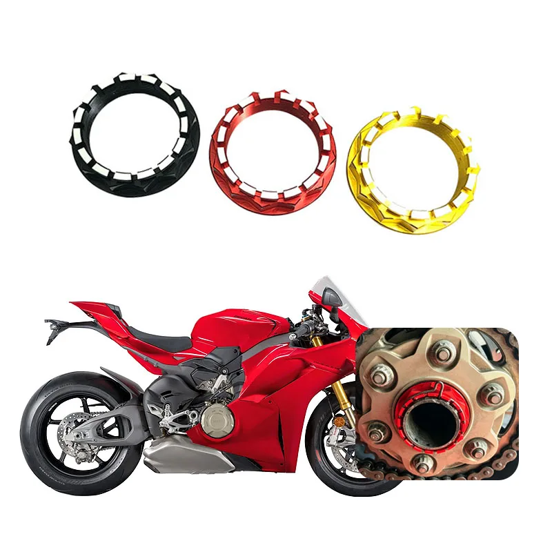 For Ducati MONSTER MULTISTRADA DIAVEL 1200 1260 1098 1198 1199 1299 V4 Motorcycle Aluminum Rear Wheel Cover Axle Nut