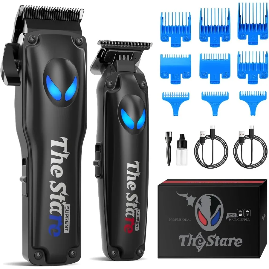 

Hair Clippers for Men Professional 7500 RPM Cordless Hair Cutting Kit Electric Clippers and Trimmer Combo Set Rechargeable Hair