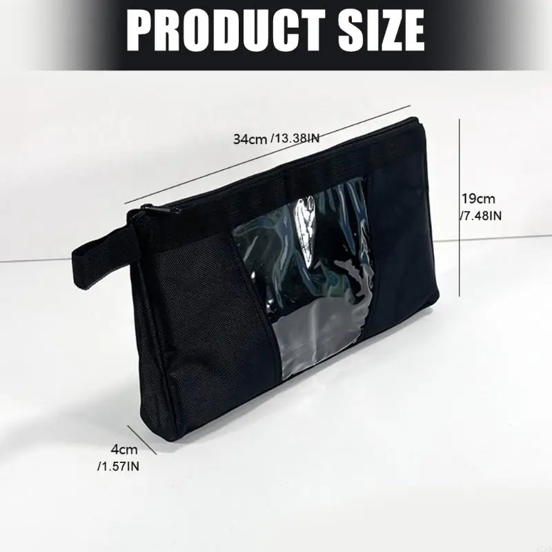 Estuche transporte con PVC amigable y múltiples compartimentos para acceso rápido 37JD