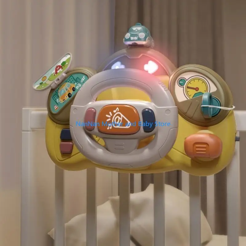 Carro motorista motorista simulado Vooneio para o volante do volante para o bebê brinquedo para bebê Presente bebê