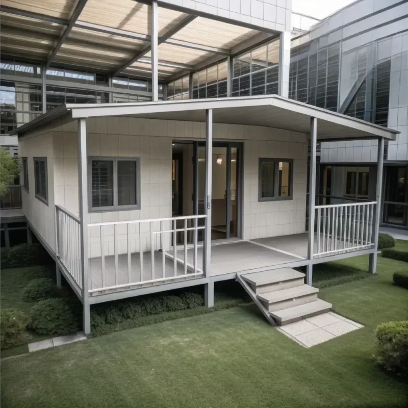 Waterproof Australia Ready Ship 20Ft Villa Container Prefab 40 Ft House Soundproof Site Folding Modern Home Prefabricated House