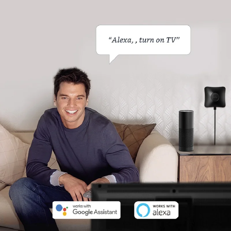 Broadlink RM4 Pro WiFi IR RF Universal Intelligent Remote Controller Works With Alexa Google Assistant Smart Home Automation