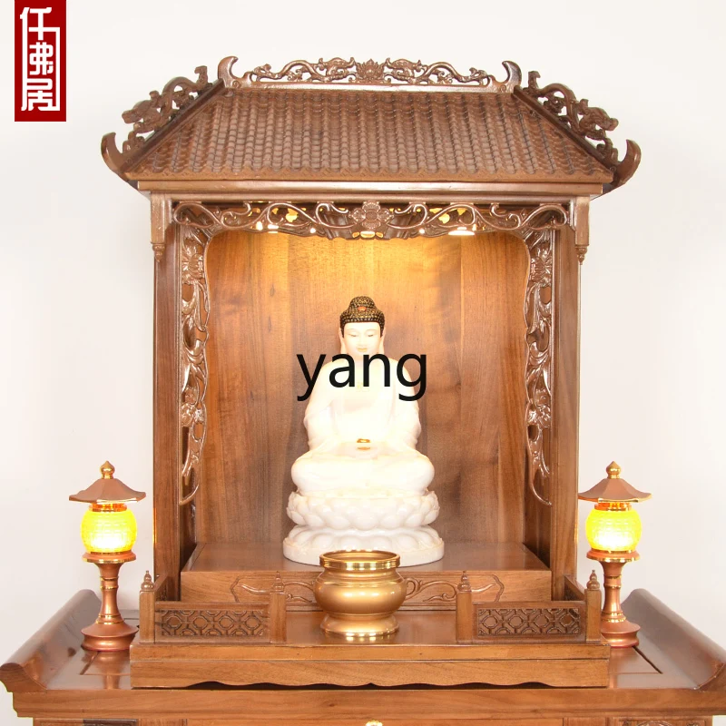 Yhl Hanging God of Wealth Buddha Cabinet Altar Shrine Home Altar Altar Buddha Statue Enshrine Buddha Shrine God Position