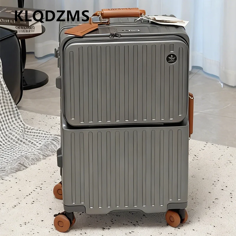 KLQDZMS Suitcase Men's ABS + PC Boarding Box 20