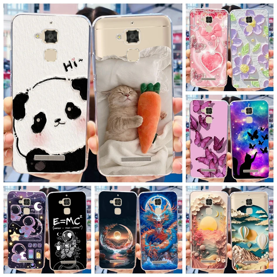 For Asus ZenFone 3 Max ZC520TL Case Fashion Panda Cartoon Soft Silicone Clear Cover For Asus X008D X008DA X008DC ZC 520TL Bumper