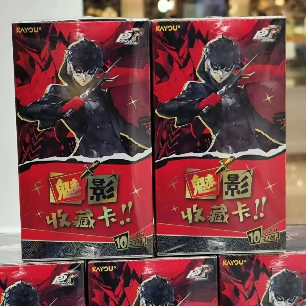 

KAYOU Genuine Persona Card 5 Royal Phantom Series Game Producer's Signature Card SP CR QR MR Anime Peripheral Game Card Toy Gift