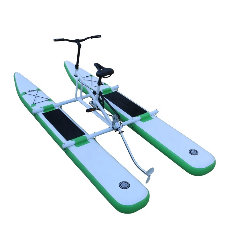 

2024 Christmas Special Adult Pedal PVC Inflatable Single Bike Water Bike Leisure Equipment Water Pedal Boats for Sale