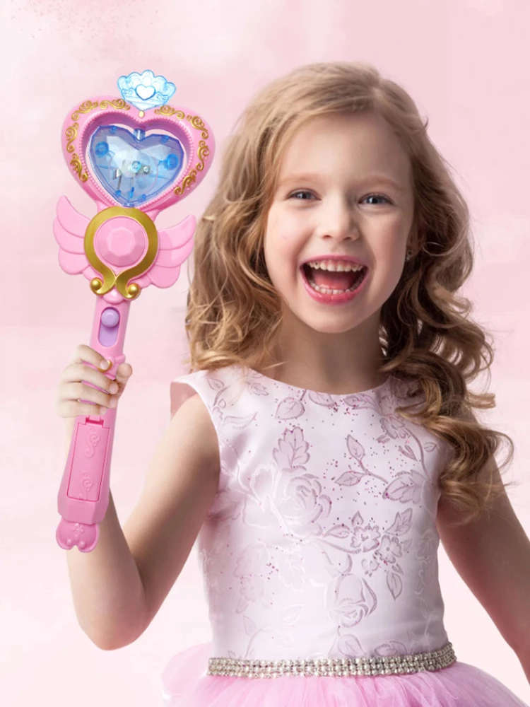 

Princ Fairy Wand Magic Sti Glowing Sparkling Sti Kindergarten Toy for Girls Children Transformation Wand Light up Sti