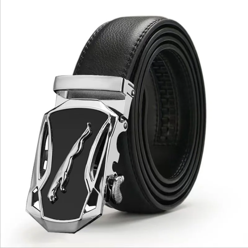 Ceinture pour hommes d'affaires de mode véritable marque de luxe ceinture boucle en métal ceinture en cuir PU de haute qualité ceinture souple avec pantalon Cargo jean