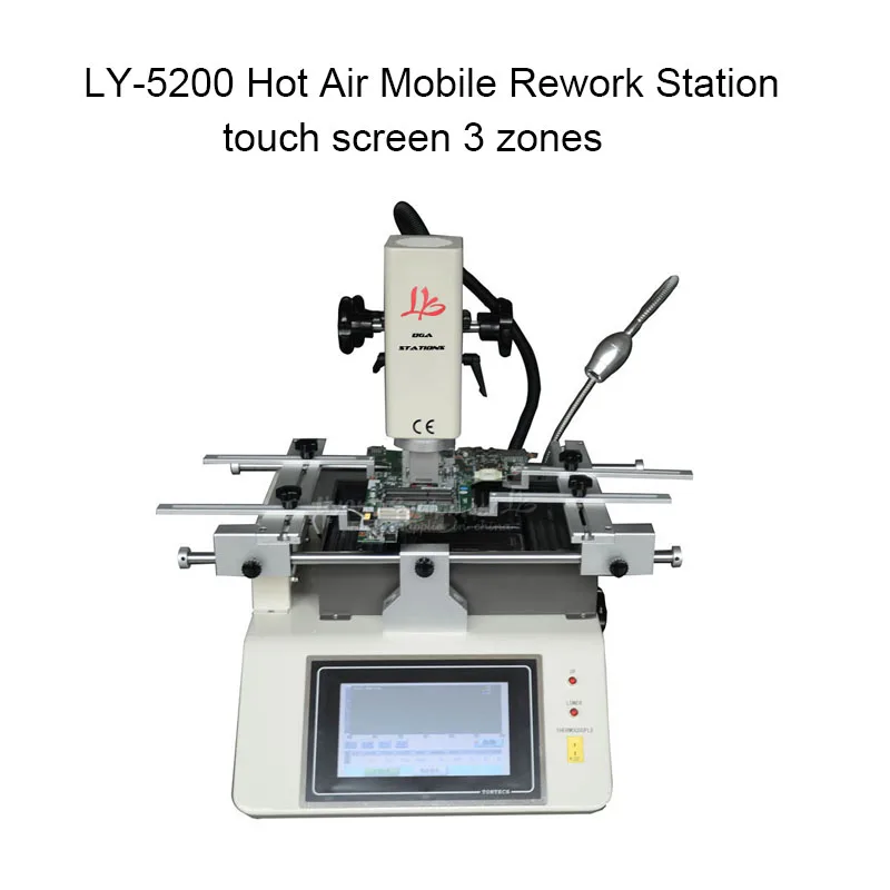 

NEW Hot Air Mobile Rework Station Repair System Mobile Repair Station LY-5200 Touch Screen 3 Zones