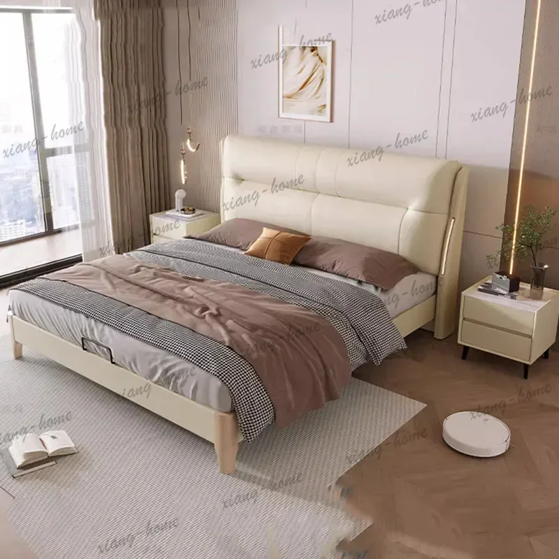 Mobile Sleeping Bed Bedroom Queen Double Luxury Children Modern Floor Multifunctional Massage Bed