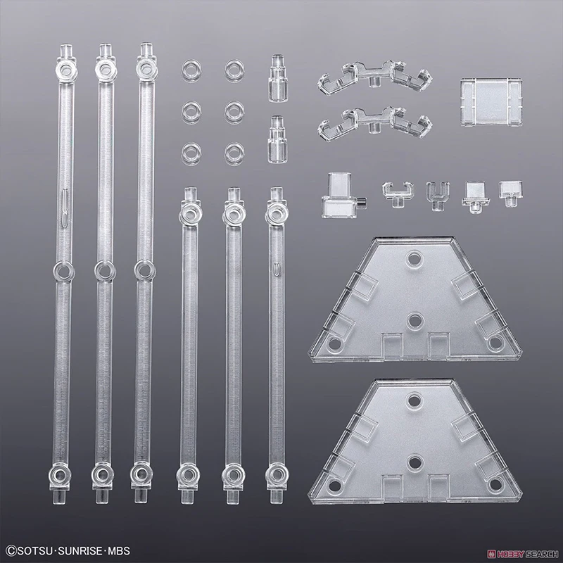 Bandai oryginalny HG1/144 czarownica z broni rtęciowej podstawka figurka zabawki konstrukcyjne Model kolekcjonerski dla dzieci