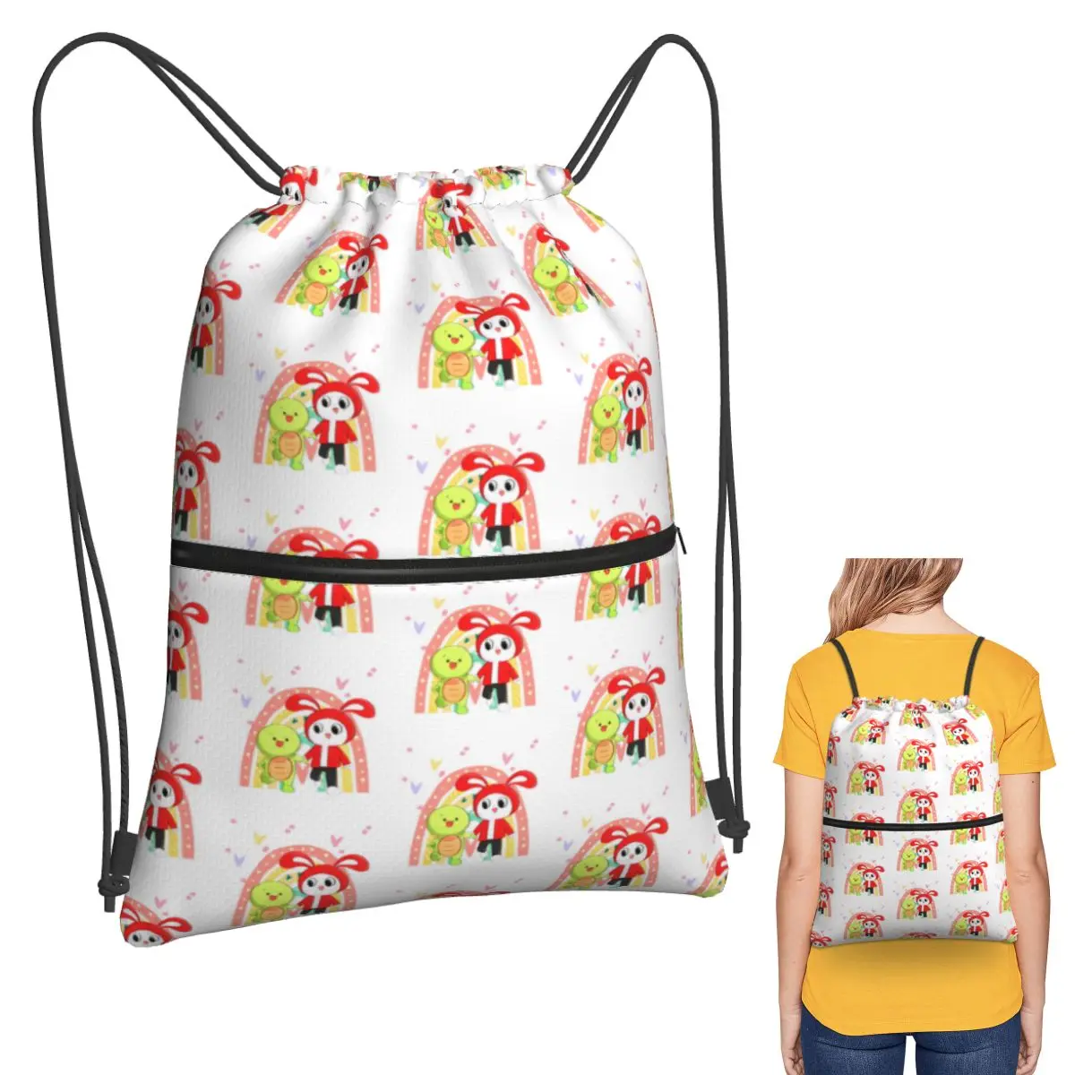 

Рюкзаки Jj Mikey Maizen, многофункциональные портативные сумки на шнурке, спортивная сумка, сумки для книг для мужчин, женщин, студентов