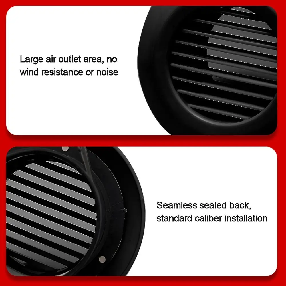 Round Extract Valve Grille Air Conditioning Supplies Air Circulation Vents Cover Air Vent Vents Cap Ducting Ventilation Grilles
