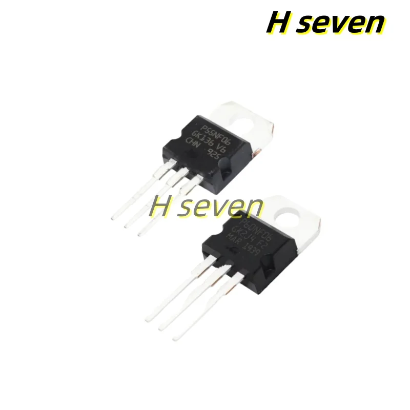 10pcs/lot STP65NF06 STP60NF06 STP55NF06 TO220 P65NF06 P60NF06 P55NF06 55A 60A 65A 60V N-channel Power MOSFET DIP Transistors