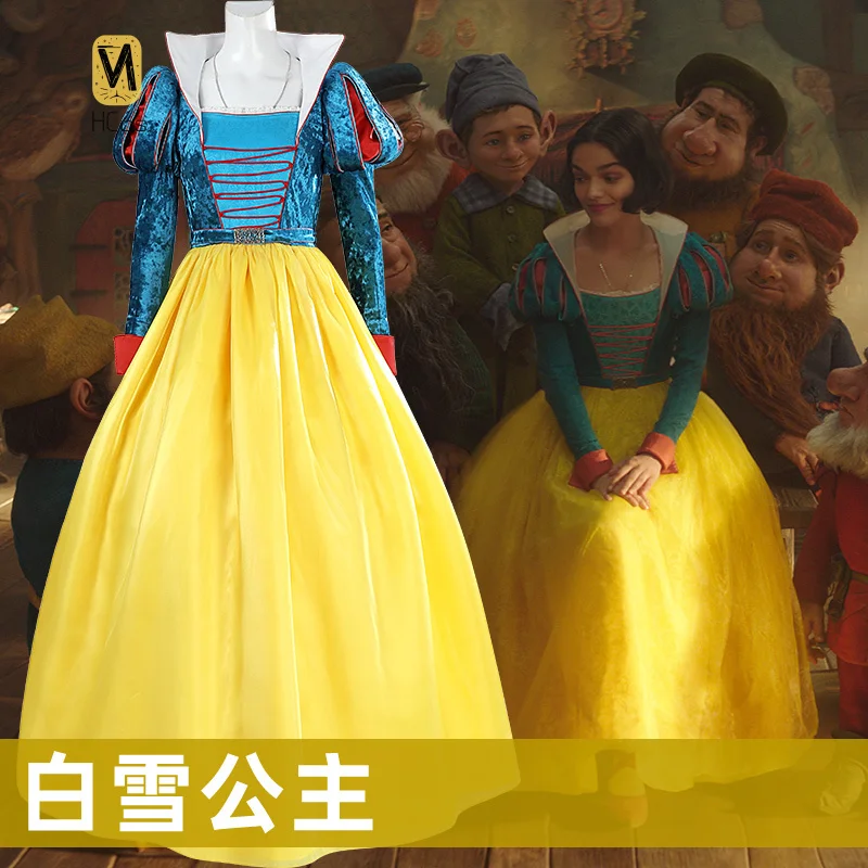 

HCos Snow White Cosplay Costume Women Lolita Dress Fancy Party Suit Halloween Carnival Uniforms Anime Clothing