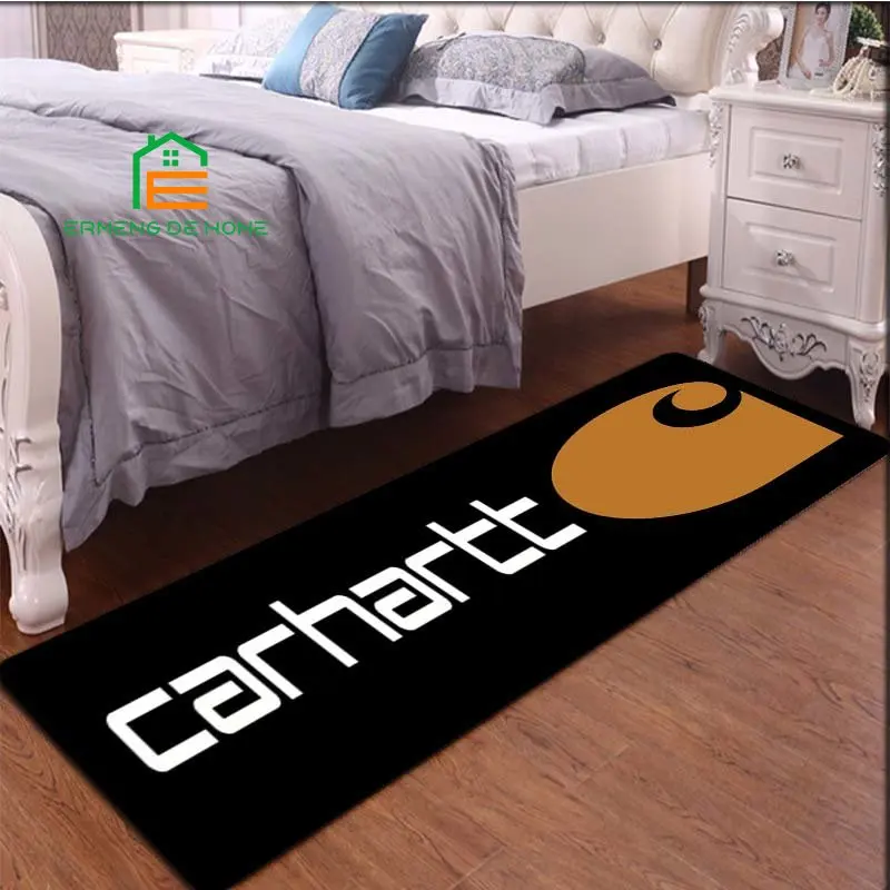 Carhartt Pattern Carpet Rug Door Mat 3D Printing Carpet Hall Bedroom Cold Fashionable Carpet 8 Sizes