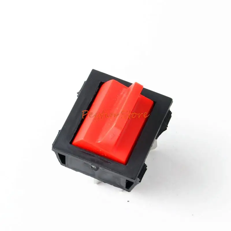 2Pcs 31x25cm 15A 250V/20A 125V Black Red 4Pin Rocker Switch Fit for Engine Generator