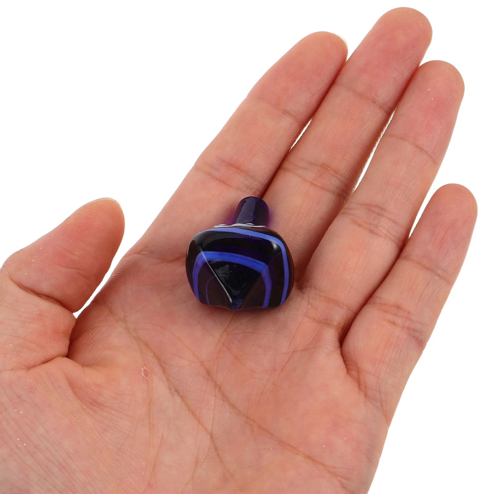 

3Pcs Glass Dreidel Set Hanukkah Handmade Judaica Classic Dreidel Game Holiday Decor Jewish Keepsake Gift