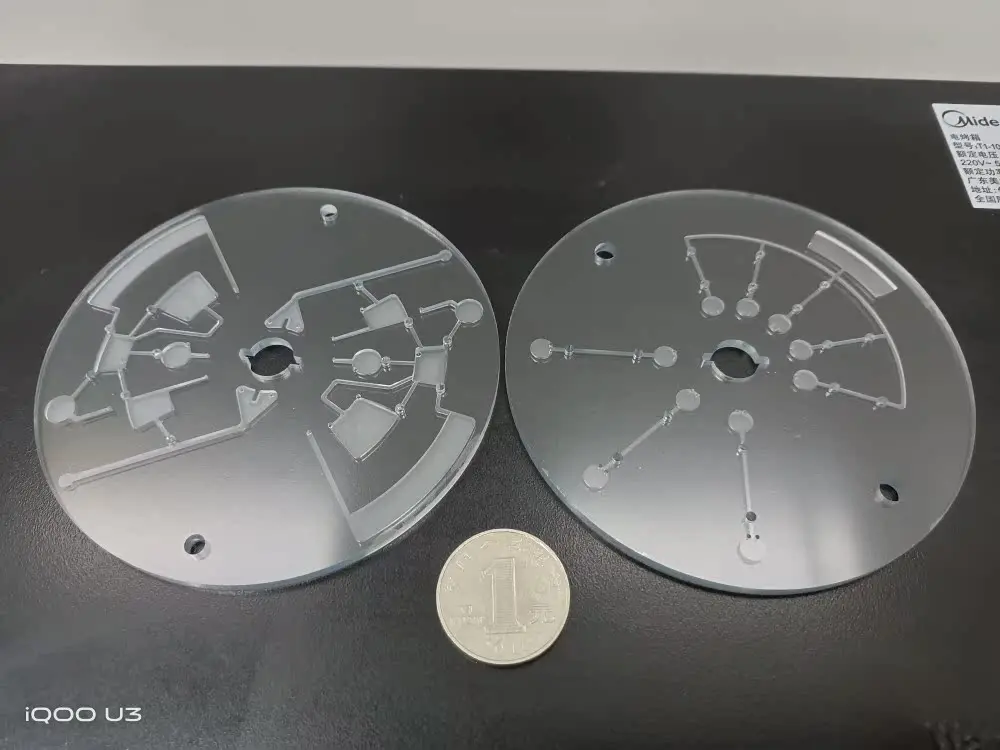 Microfluidic plastic chip P C R chip customization PMMA/PC/COC/COP customization microfluidics