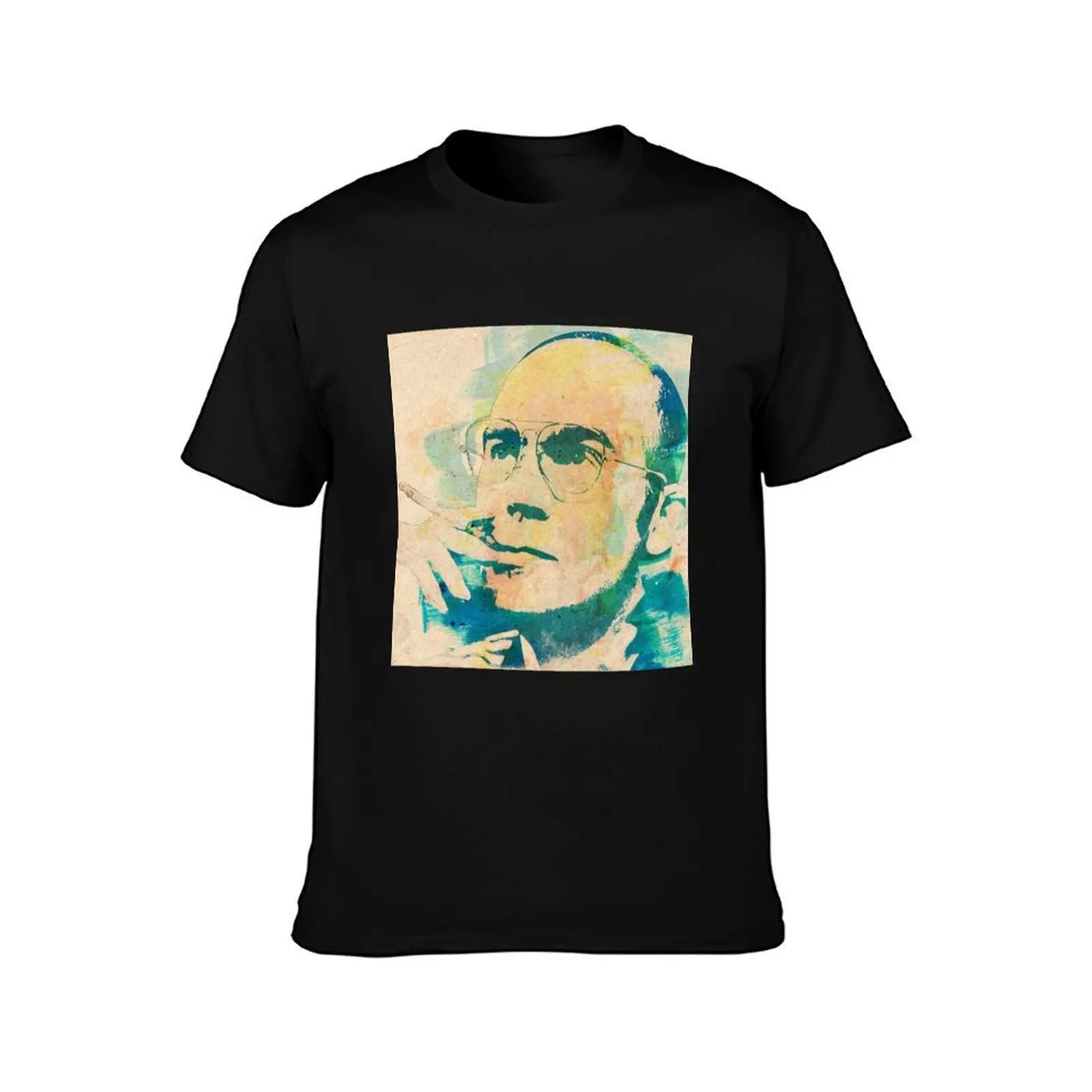 Hunter S. Thompson T-Shirt Basic Plain Short Sleeve Crew Neck Tee T-Shirt