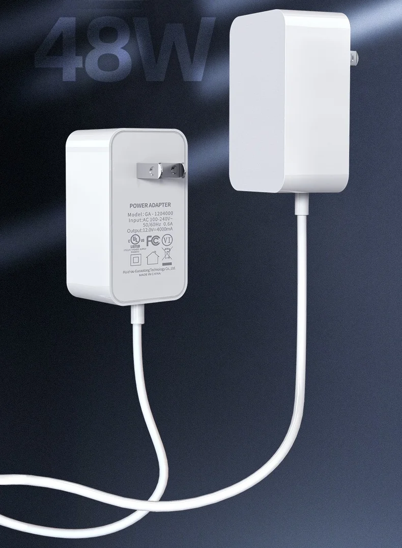 Netzadapter AC 100V-240V DC 12V 4A Tragbarer Steckertreiber Stromversorgung für LED-Beleuchtung – Detail 1