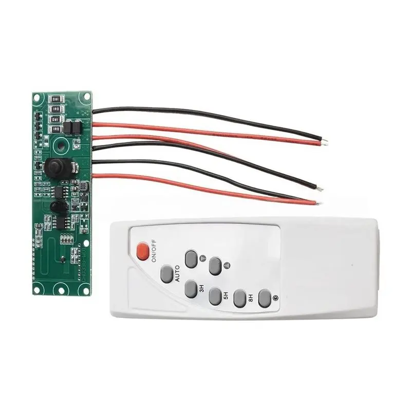 ABXF-Solar Lamp Circuit Board Controller 3.2V 3.7V Human Body Radar Induction Timing Light Control With Remote Control