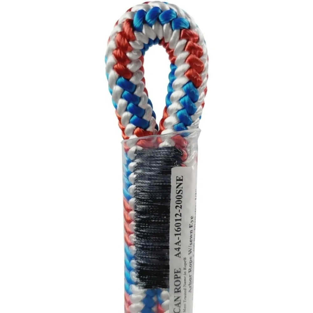 CQ7000ポンド破断強度 - 静的クライミングロープ（アーボリスト用） - 120フィート - プレーンエンド