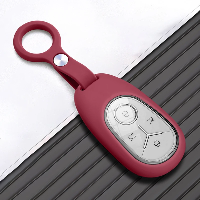 For Geely EX2 Xingyuan Geome Galaxy Star Wish Exploration Youth Dream Edition Silicone Car Key Cover Holder Case Accessories