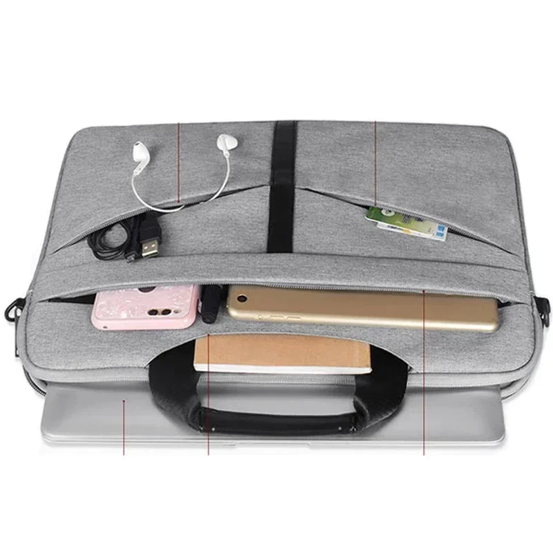 Laptop Bag 15 6 Inches Sleeve Case For Macbook M1 M2 Air 13 A2337 A2681 2020 2022 Pro 14 16 2021 2023 15.6 Shockproof Pouch Bags