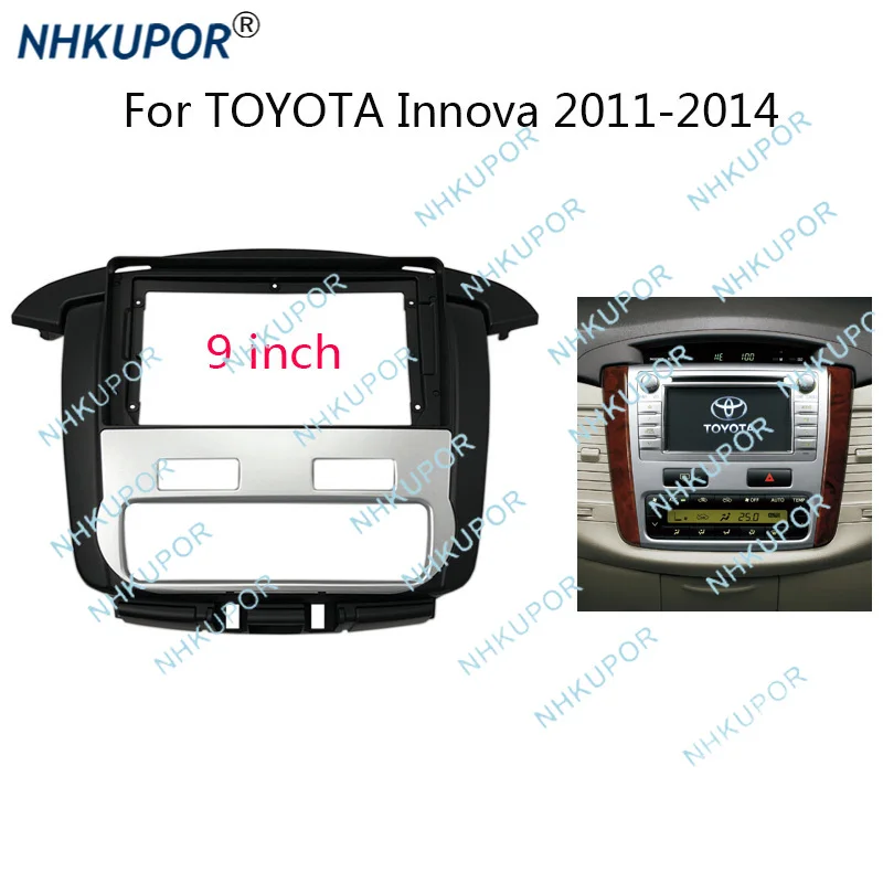 

Car Radio Frame Kit For TOYOTA Innova 2011 2012 2013 2014 Auto Stereo Head Unit Install Dash Panel Fascia Bezel Faceplate