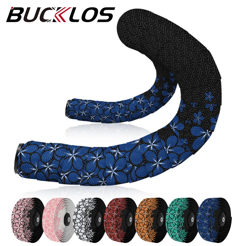 BUCKLOS Non-Slip Shock-Absorbing Racing Bike Handlebar Tape Multiple Colors Available Road Bicycle Handle Bar Winding Bike Parts