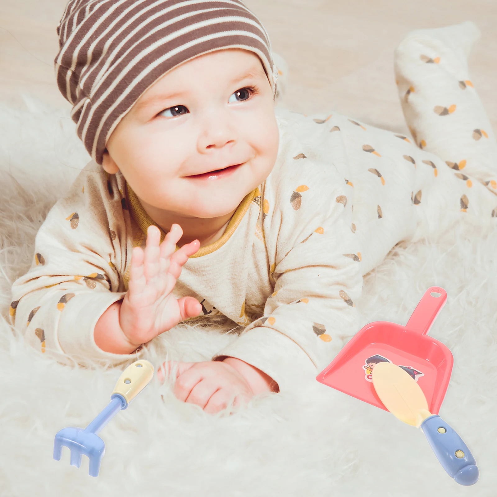 Mini-reinigingshulpmiddel Huishoudelijk speelgoed Kinderset voor miniatuurbenodigdheden Kleine buikspieren Rollenspel voor peuters Ouder-kind