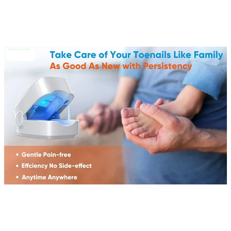TKOH-علاج فطريات الأظافر LED جهاز ليزر 905Nm ضوء الأشعة تحت الحمراء 470Nm الضوء الأزرق USB تهمة ل فطار الأظافر للتنظيف #6