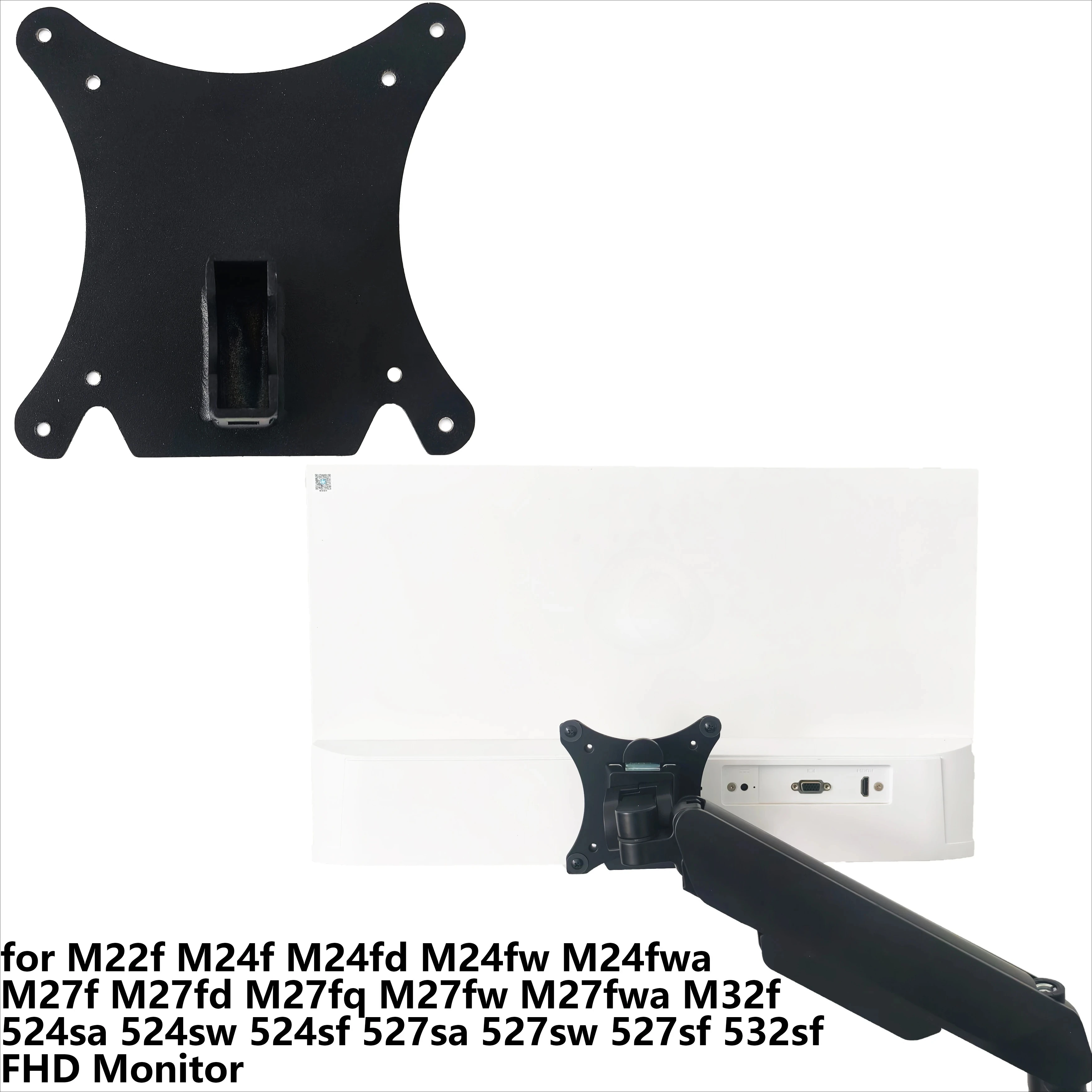 

VESA Adapter for HP Series 5 27" 31.5" 527sa 527sw 527sf 532sf FHD Monitor Bracket Mounts to Stand /Arm / Desk Mount
