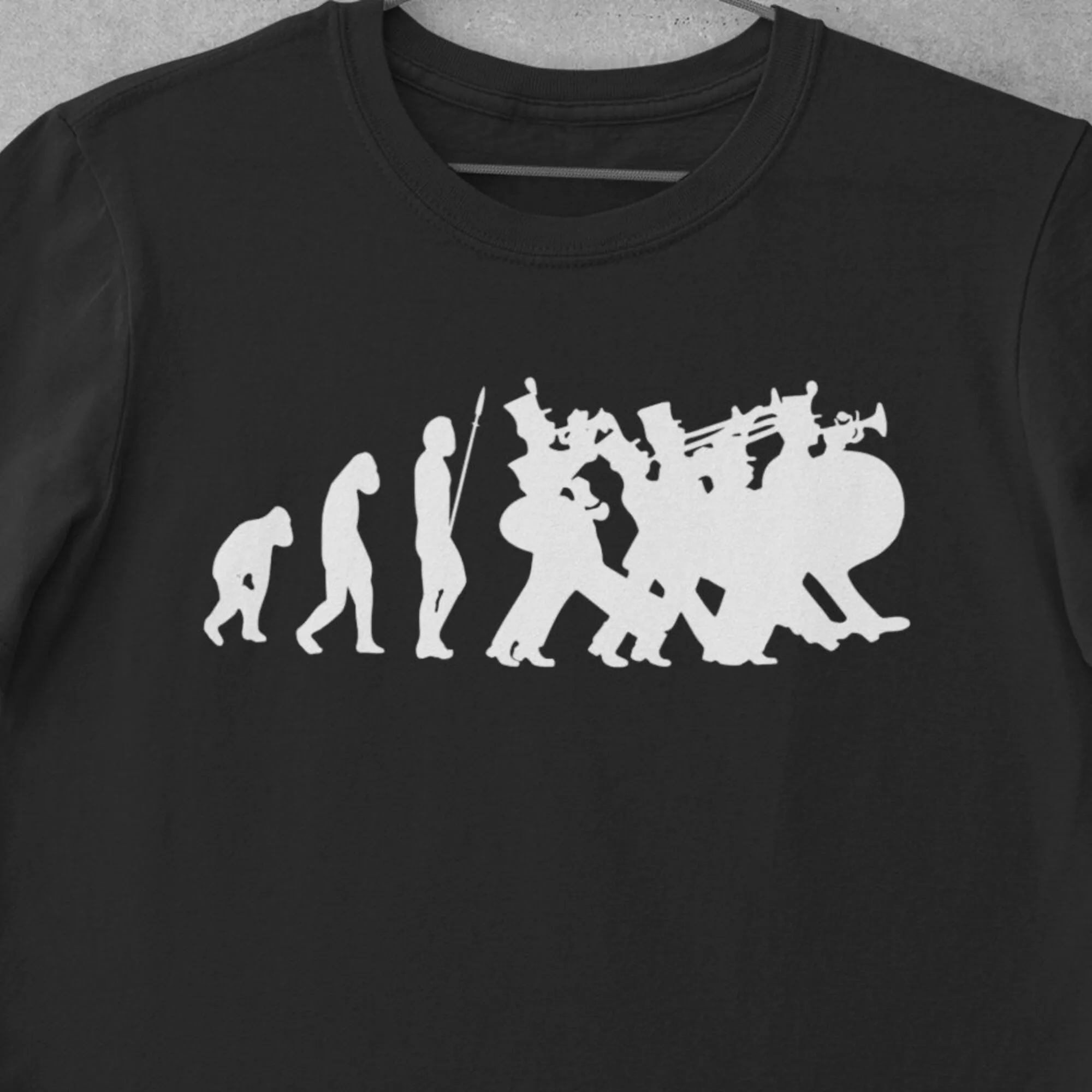 Evolution Marching Band T Shirt Funny Drumline Camp Color Guard