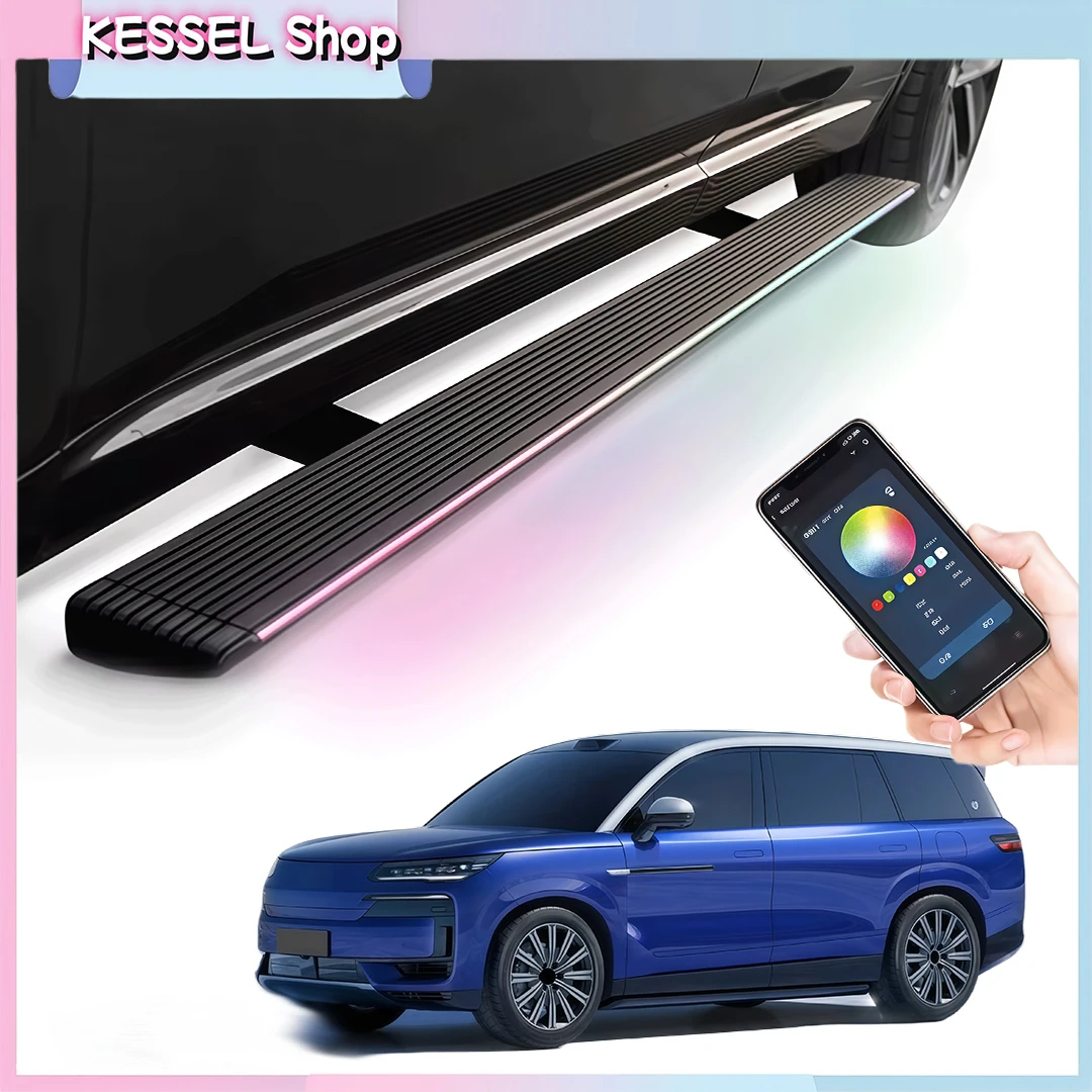 

Deployable Power Side Step with LED Light Electric Running Boards fits for BYD DENZA N9 2025 2026 2027 Retractable Truck Steps